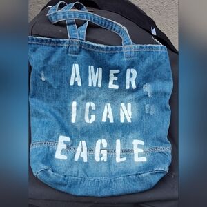 American Eagle Distressed Denim Tote